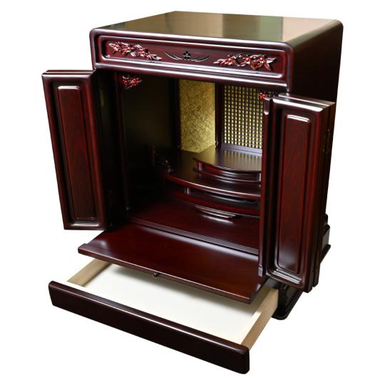 小型仏壇 (古都慶 18号) 紫檀